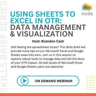 Using Sheets to Excel in OTR
