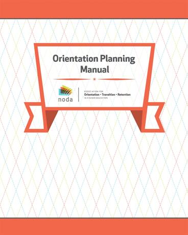 Cover of the "Orientation Planning Manual"